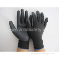 Black Nylon Blak Nitrile Foam Glove (DNN469)